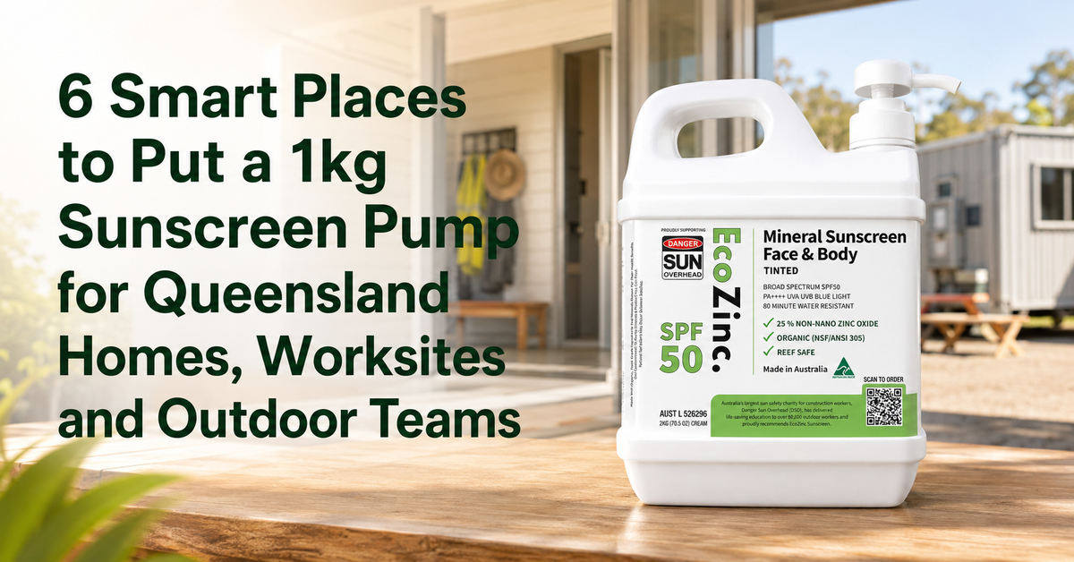 6 Smart Places to Put a 1kg Sunscreen Pump for Queensland Homes, Worksites and Outdoor Teams