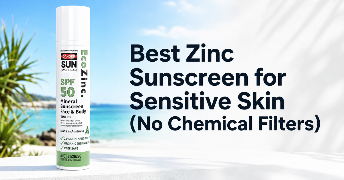 Best Zinc Sunscreen for Sensitive Skin (No Chemical Filters)