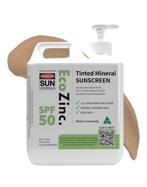 EcoZinc Natural Mineral Bulk Sunscreen SPF50 TINTED 1kg