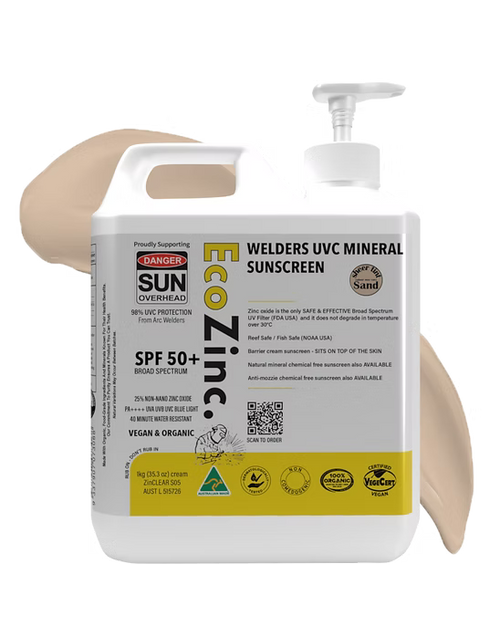 EcoZinc  Welders 98% UVC High Protection SPF50+ Tinted Sunscreen 1kg