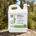 2kg pump bottle of EcoZinc clear SPF50 mineral sunscreen