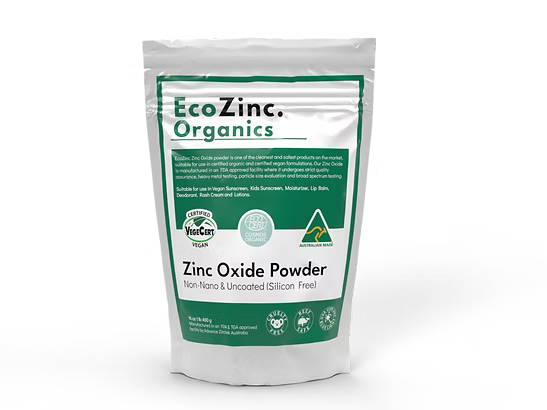 EcoZinc Organics Australian Zinc Oxide Powder for DIY, ZinClear XP 16 Oz