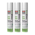 EcoZinc Clear SPF50 mineral sunscreen value pack, 3 x 100g