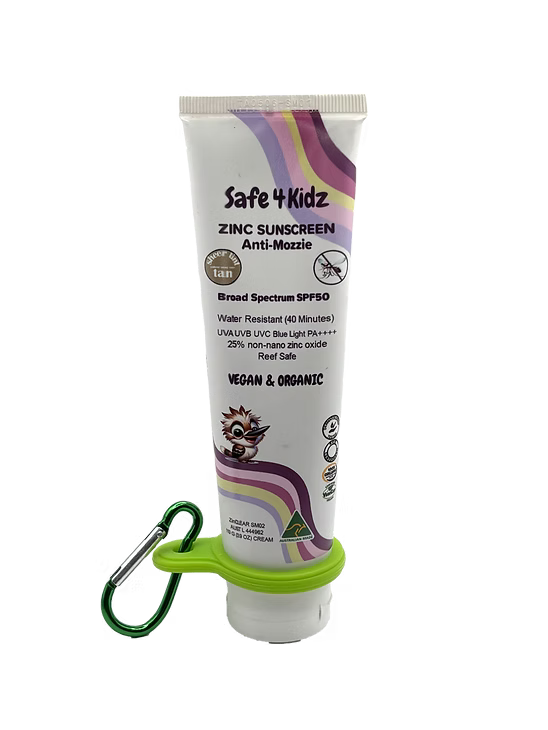 Silicone Sunscreen Holder Key Ring